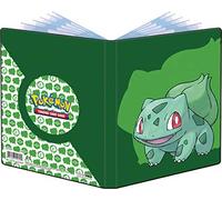 Pokemon-Ultra Pro-Portafolio de 4 Bolsillos Bulbasaur, Color Negro, 16. Accessories E-15539