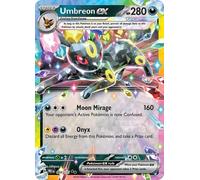 Pokemon - Umbreon ex 060/131 - Evoluciones prismáticas - Doble rara - Tarjeta individual de aluminio