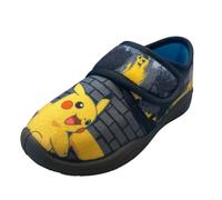 POKEMON Zapatillas de estar por casa para niño y niña de 2 a 6 años, cálidas patucas para casa para niños con diseño de Pikachu, zapatillas para niños con cierre de velcro, ideales para guardería,