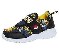 Pokemon Zapatillas deportivas Pikachu para niños, fáciles de tocar, para correr, Black, 27 EU