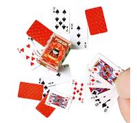 Poker Card Game - Finger Sized Desk Deck For Family | 54 Sheets With Compact Design, Fun Board Game For Grandparent Women Men Youth, Indoor Entertainment Accessories For Home Office Travel Gatherings