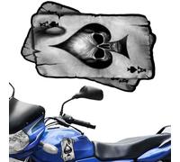 Poker Card Stickers - Halloween Car Decorations, Scary Playing Cards Stickers For Car Exterior, Cool Of Spades Decals, Laptop Sticker, Poker Personality Sticker, Cool Decals, Fun Halloween And Gam