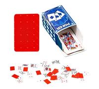 Poker Cards - Finger-Sized Social Activity Deck | 54 Sheets Card Games for Families, Friends, and Gatherings, Grandparents, Adults, Youth, Women, and Men Use, 7.5g