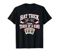 Póker Hat Trick Then Three of A Kind Póquer Juego Casino Camiseta