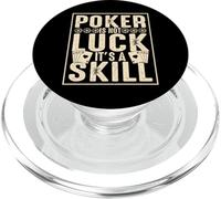 Poker Is Not Luck Its A Skill PopSockets PopGrip para MagSafe