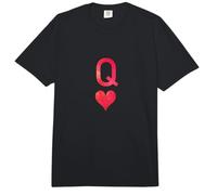 Poker Jugando a Las Cartas Queen Hearts Comfort Colors Adult Heavyweight T-Shirt