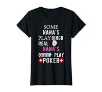 Poker Jugando Nana - Una Mano ganadora - Bingo V Poker - Divertido Camiseta