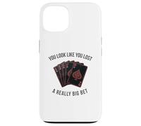Poker Player Card Casino Vintage Jugador de Cartas Divertida Carcasa para iPhone 13