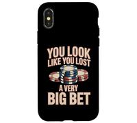 Poker Player Card Casino Vintage Jugador de Cartas Divertida Carcasa para iPhone X/XS