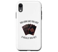 Poker Player Card Casino Vintage Jugador de Cartas Divertida Carcasa para iPhone XR