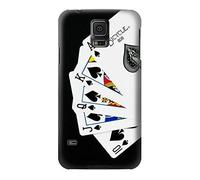 Poker Royal Straight Flush Funda Carcasa Case para Samsung Galaxy S5