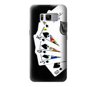 Poker Royal Straight Flush Funda Carcasa Case para Samsung Galaxy S8