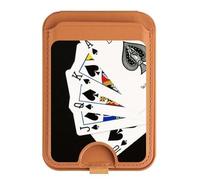 Poker Royal Straight Flush - Soporte magnético para tarjetas para iPhone 16, 15, 14, 13 Pro Max, multicolor