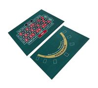 Poker Table Top - Poker Mat, Rubber Texas Hold'em Poke-r Table Top | Anti-Slip Card Game Tabletop Layout Mat For Family Night Gathering Party Holiday