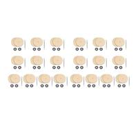 PokFhgur 20 Juegos de Conectores para Juntas de Muñecas, Juntas de Pasador y Discos de Tablero de Fibra de Madera, Pernos de Acoplamiento Móviles, Accesorios para Muñecas, 35 mm