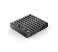 PokFhgur Báscula Electrónica de Café de Alta Precisión con Pantalla LED y Temporizador USB, Accesorio Profesional para Café en Casa, 2 Kg/0,1 G, Color Negro