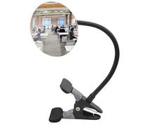 PokFhgur Espejo de Seguridad con Clip Espejo Convexo para Cubículos Monitores Retrovisores de Escritorio