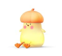 PokFhgur Kawaii'S Little Chicken Chicken Little Night Light Dormitorio Luz Naranja