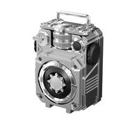 PokFhgur Mini Altavoz Portátil Bluetooth Subwoofer Super Inserción de Tarjeta TF Reproductor de Música Genial Caja de Sonido Inalámbrica Gris Oscuro