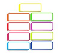 PokFhgur Paquete de 54 Etiquetas Magnéticas de Borrado en Seco de 8,1 X 3,1 cm - Etiquetas Magnéticas para Nombres para Taquillas de Aula y Autobús Escolar - Imanes para Aula