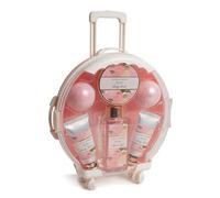 Pokhara Maleta Troley de Baño Peonías | Precio, Comprar n/a Contenido del Estuche: Gel de Ducha 120 ml + Loción Corporal 2 x 30 ml + Exfoliante Corporal 50 ml + Bombas de Baño 2 x 50 gr