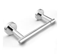 POKIM Portarrollos de Papel higiénico Cromado, de Metal Pulido, Flexible, pivotante, montado en la Pared, Resistente Acero Inoxidable Sus 304, Soporte Grande para Rollo de Papel higiénico, Color