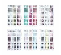 Pokinge 510 piezas 3D 4D 5D señuelo de pesca ojo realista artificial holográfico falsos ojos 3/4/5/6/8/10 mm pesca mosca atar señuelos ojos DIY herramienta de pesca (colorido), ATMA12D53-ZH