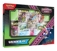 Pokémon TCG: Scarlet & Violet-Shrouded Fable Greninja ex Special Illustration Collection (1 Tarjeta Promocional de Papel de Aluminio de Arte Completo, 2 Tarjetas de Aluminio y 5 Paquetes de Refuerzo)