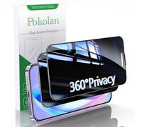 Pokolan Paquete de 2 protectores de pantalla de privacidad de 360 grados y 4 vías para iPhone 17