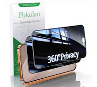 Pokolan Paquete de 2 protectores de pantalla de privacidad de 360 grados y 4 vías para iPhone 17 Pro