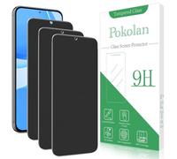 Pokolan Paquete de 3 protectores de pantalla de privacidad mate para Samsung Galaxy S23 Plus 5G, vidrio templado mate antirreflejos, antiespía, dureza 9H, antiarañazos, sin burbujas