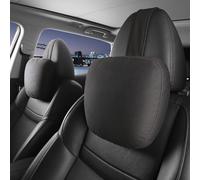 POKSRI 2 cojines cervicales para coche, reposacabezas para asientos del conductor, terciopelo de microfibra, poliéster basado en plantas, grosor/altura ajustable, 30 x 19 cm, forro interior rellenable