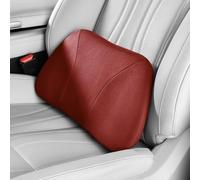 POKSRI cojin Lumbar Silla Oficina/para Coche,Cojín para Aliviar el Dolor de Espalda,se Ajusta Cómodamente a la Cintura,Espuma con Memoria,Tejido de Ante Suave al Tacto,Mejora Postura,Portátil,39x22cm