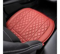 POKSRI Guero Genuino Piel de Vaca Funda Asiento Coche,Protector Funda Asiento Coche Delantero,cojin Auto,Es Compatible con la mayoría de los vehículos de la categoría A en adelante(Vino,1p)