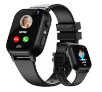 POKUJNFY Reloj Inteligente Niño GPS y Llamadas SOS Contactos Chat Reloj | Despertador Antorcha Modo Clase Juego IP68 Impermeable Digital Reloj Inteligente Niña Niñas Niños Regalo