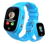 POKUJNFY Reloj Inteligente Niño GPS y Llamadas Teléfono Chat Contactos SOS Juego IP68 Impermeable Despertador Modo Clase Digital Reloj Inteligente Niña Niños Niñas Cumpleaños Regalo