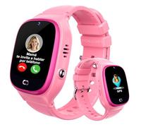 POKUJNFY Reloj Inteligente Niño GPS y Llamadas Teléfono Chat Contactos SOS Juego IP68 Impermeable Despertador Modo Clase Digital Reloj Inteligente Niña Niños Niñas Cumpleaños Regalo