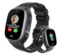 POKUJNFY Reloj Inteligente Niño GPS y Llamadas Teléfono Chat Contactos SOS Juego IP68 Impermeable Despertador Modo Clase Digital Reloj Inteligente Niña Niños Niñas Cumpleaños Regalo