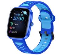 POKUJNFY Reloj Inteligente Niño Niños Niñas 1.75" Reloj Fitness Podómetro 20 Modos Deportivos Monitor Calorías Sueño Frecuencia Cardíaca Reloj Despertador Juegos con/Sin App 5-15 Años