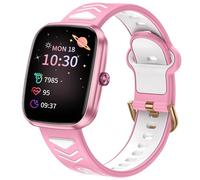 POKUJNFY Reloj Inteligente Niño Niños Niñas 1.75" Reloj Fitness Podómetro 20 Modos Deportivos Monitor Calorías Sueño Frecuencia Cardíaca Reloj Despertador Juegos con/Sin App 5-15 Años