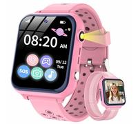 POKUJNFY Reloj Inteligente Niño para Niños Niñas - Llamada Telefónica SOS 16 Juegos Cámara HD MP3 Música Calculadora Despertador - Digital Reloj Inteligente Niña Regalo