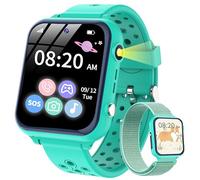 POKUJNFY Reloj Inteligente Niño para Niños Niñas - Llamada Telefónica SOS 16 Juegos Cámara HD MP3 Música Calculadora Despertador - Digital Reloj Inteligente Niña Regalo