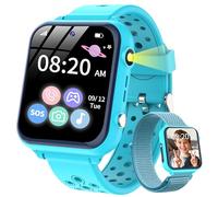 POKUJNFY Reloj Inteligente Niño para Niños Niñas - Llamada Telefónica SOS 16 Juegos Cámara HD MP3 Música Calculadora Despertador - Digital Reloj Inteligente Niña Regalo