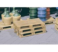 Pola 333201-4 - Paletas para maquetas de ferrocarril, Color Madera