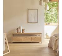 Pola - Mueble para TV de roble macizo de 150 cm H 50 x B 150 x T 47 cm
