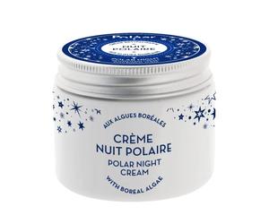 Polåar - Crema Facial Revitalizante Nuit Polaire con algas polares - Crema hidratante de noche antiedad - Suavizante, regeneradora, desintoxicante - 95% natural, vegana, Made in France - 50 ml