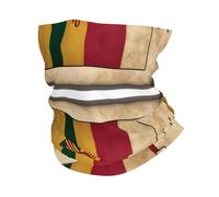 Polaina de cuello con estampado de bandera de Nuevo México para hombres y mujeres, máscara facial de esquí, bufanda de invierno, calentador de cuello, máscara facial para todo tipo de clima