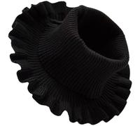 Polaina de Cuello de Invierno Multifunción, Algodón Elástico, Negra | Uso Diario, Ligera y Práctica, Resistente al Olor, para Senderismo y Pesca, Estilo Creativo