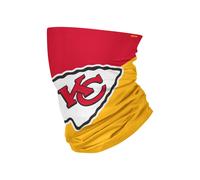 Polaina de cuello FOCO NFL Kansas City Chiefs, talla nica, logotipo grande