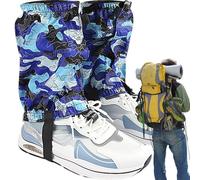 Polainas cortas para hombres y mujeres, montañismo, para senderismo, impermeables, ajustadas, fáciles de quitar, transpirables, cómodas para nieve, correr, senderismo, caza, caminata